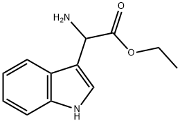 ALPHA-氨基吲哚-3-乙酸乙酯, 91566-74-4, 结构式