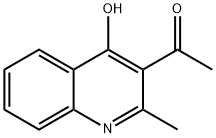 1-(4-羟基-2-甲基喹啉-3-基)乙酮, 91569-13-0, 结构式