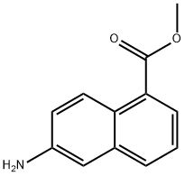 6-amino-naphthalene-1-carboxylic acid methyl ester, 91569-20-9, 结构式