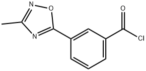 3-(3-Methyl-1,2,4-oxadiazol-5-yl)benzoyl chloride,915707-46-9,结构式