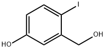 3-(Hydroxymethyl)-4-iodophenol Struktur