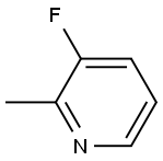 3-FLUORO-2-METHYLPYRIDINE 结构式