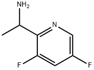 1-(3,5-二氟吡啶-2-基)乙-1-胺, 915720-76-2, 结构式