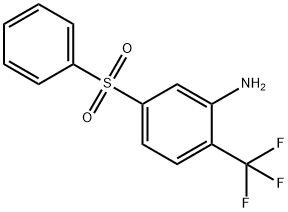 BenzenaMine, 5-(phenylsulfonyl)-2-(trifluoroMethyl)-|5-(苯磺酰基)-2-(三氟甲基)苯胺