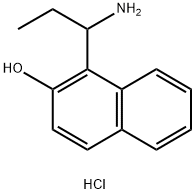 1-(1-氨基乙基)萘-2-醇盐酸盐, 915781-01-0, 结构式