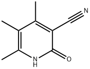 2-HYDROXY-4,5,6-TRIMETHYLNICOTINONITRILE Struktur