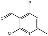 2,4-DICHLORO-6-METHYLNICOTINALDEHYDE Struktur
