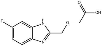 [(5-氟-1H-苯并咪唑-2-基)甲氧基]乙酸,915920-11-5,结构式