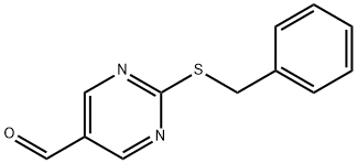 2-(苄基硫代)嘧啶-5-甲醛 结构式