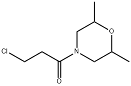 4-(3-chloropropanoyl)-2,6-dimethylmorpholine