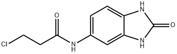 3-氯-N-(2-氧代-2,3-二氢-1H-1,3-苯并咪唑-5-基)丙酰胺, 915920-69-3, 结构式