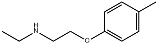 N-エチル-2-(4-メチルフェノキシ)エタンアミン 化学構造式