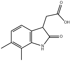 (6,7-ジメチル-2-オキソ-2,3-ジヒドロ-1H-インドール-3-イル)酢酸 price.