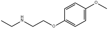 N-乙基-2-(4-甲氧基苯氧基)乙胺 结构式