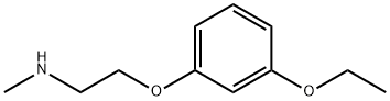 2-(3-乙氧基苯氧基)-N-甲基乙胺, 915921-56-1, 结构式