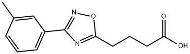 4-[3-(3-methylphenyl)-1,2,4-oxadiazol-5-yl]butanoic acid|4-(3-(间甲苯基)-1,2,4-噁二唑-5-基)丁酸