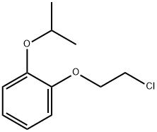 1-(2-クロロエトキシ)-2-イソプロポキシベンゼン 化学構造式