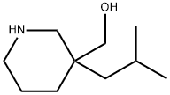 (3-异丁基哌啶-3-基)甲醇, 915922-54-2, 结构式