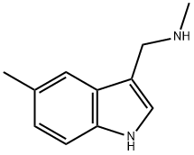 METHYL-(5-METHYL-1H-INDOL-3-YLMETHYL)-AMINE Struktur