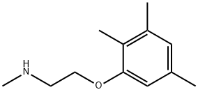 N-メチル-2-(2,3,5-トリメチルフェノキシ)エタンアミン 化学構造式