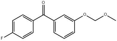 (4-氟苯基)[3-(甲氧基甲氧基)苯基]甲酮,915923-61-4,结构式