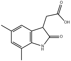 915923-70-5 (5,7-二甲基-2-氧代-2,3-二氢-1H-吲哚-3-基)乙酸