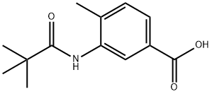 3-[(2,2-dimethylpropanoyl)amino]-4-methylbenzoic acid|4-甲基-3-新戊酰氨基苯甲酸