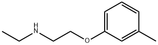 N-エチル-2-(3-メチルフェノキシ)エタンアミン 化学構造式