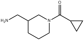 (3-(氨基甲基)哌啶-1-基)(环丙基)甲酮,915924-36-6,结构式