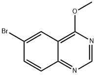 6-ブロモ-4-メトキシキナゾリン 化学構造式
