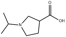 1-Isopropylpyrrolidine-3-carboxylic acid Structure