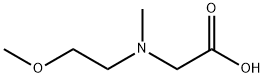 [(2-甲氧基乙基)(甲基)氨基]乙酸 结构式