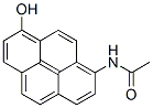 Acetamide, N-(8-hydroxy-1-pyrenyl)- Structure