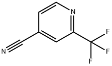2-(トリフルオロメチル)ピリジン-4-カルボニトリル 化学構造式