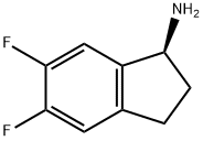 (S)-5,6-DIFLUORO-INDAN-1-YLAMINE Structure