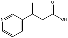 3-(pyridin-3-yl)butanoic acid Structure