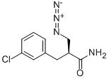 (S)-3-AZIDO-2-(3-CHLOROBENZYL)PROPANAMIDE,916322-88-8,结构式