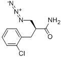 (S)-3-AZIDO-2-(2-CHLOROBENZYL)PROPANAMIDE Structure