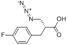 (R)-3-AZIDO-2-(4-FLUOROBENZYL)PROPANOIC ACID Structure