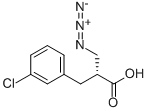 (R)-3-AZIDO-2-(3-CHLOROBENZYL)PROPANOIC ACID Structure