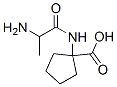 Cyclopentanecarboxylic acid, 1-(2-aminopropionamido)- (7CI) Struktur