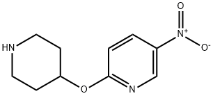 5-nitro-2-(4-piperidinyloxy)Pyridine 化学構造式