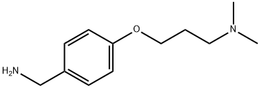4 - [3 - (二甲氨基)丙氧基]苄胺, 91637-76-2, 结构式