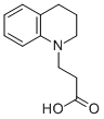 1,2,3,4-TETRAHYDROQUINOLINEPROPIONIC ACID,91641-02-0,结构式