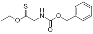 ETHANETHIOIC ACID, [[(PHENYLMETHOXY)CARBONYL]AMINO]-, O-ETHYL ESTER Struktur