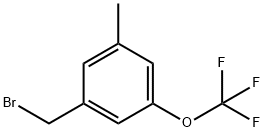 3-(Bromomethyl)-5-(trifluoromethoxy)toluene 结构式