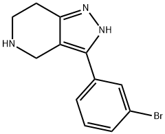 916423-55-7 3-(3-BROMOPHENYL)-4,5,6,7-TETRAHYDRO-2H-PYRAZOLO[4,3-C]PYRIDINE
