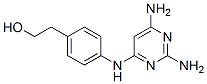 2-[4-[(2,6-diaminopyrimidin-4-yl)amino]phenyl]ethanol Struktur