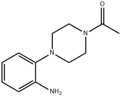 1-(4-(2-氨基苯基)哌嗪-1-基)乙酮, 91646-45-6, 结构式