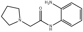 N-(2-AMINOPHENYL)-2-(1-PYRROLIDINYL)ACETAMIDE,91646-50-3,结构式